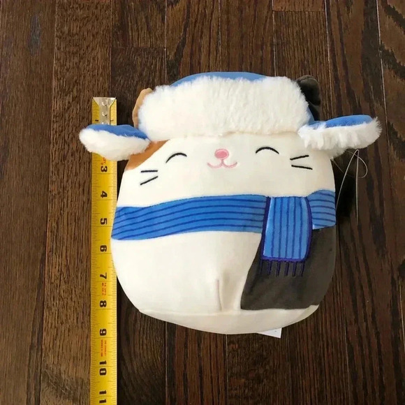 Original Squishmallows: Cam the Cat w/Trapper Hat & Scarf - BRAND NEW W/TAGS! - Picture 8 of 8